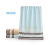 Pure cotton adult couple face towels, soft solid color broken towels details Picture